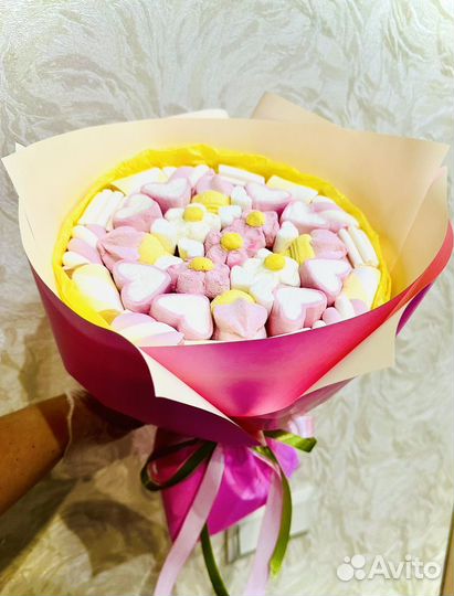 Сладкий съедобный букет