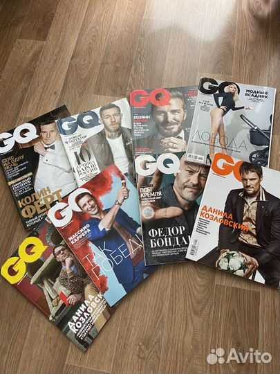 Журналы GQ, Vogue, Esquire, Instyle