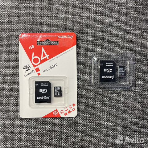 Флеш-карта MicroSD Smartbuy 64 Gb / 32 Gb