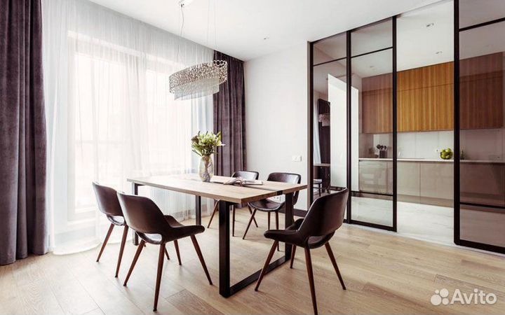 Стеклянная перегородка