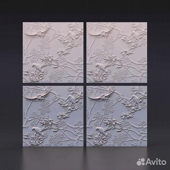 Гипсовая 3D панель 