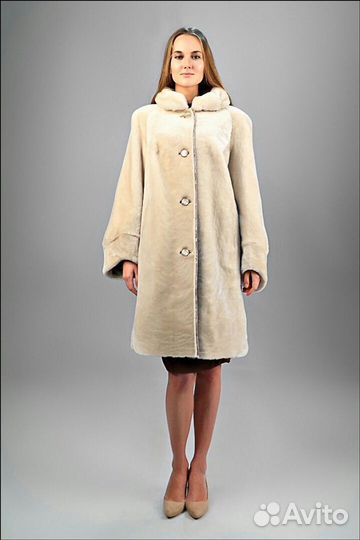Мутоновая шуба 