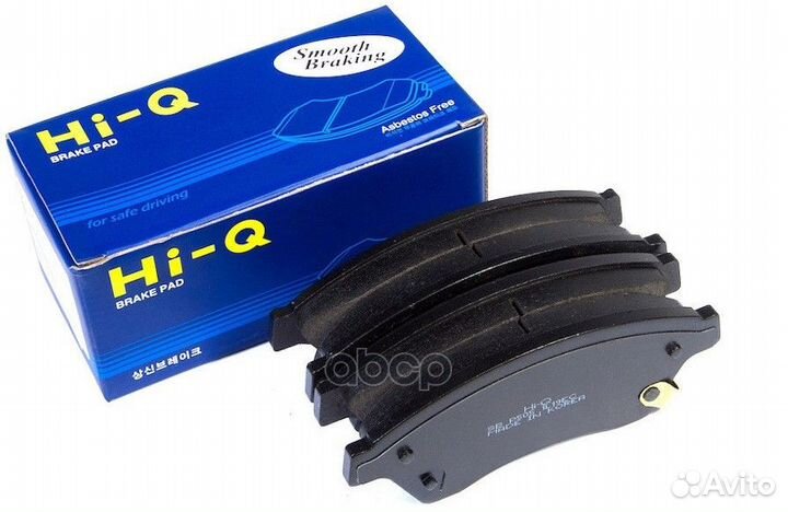 Колодки тормозные Hyundai Solaris 10-17; Kia Rio