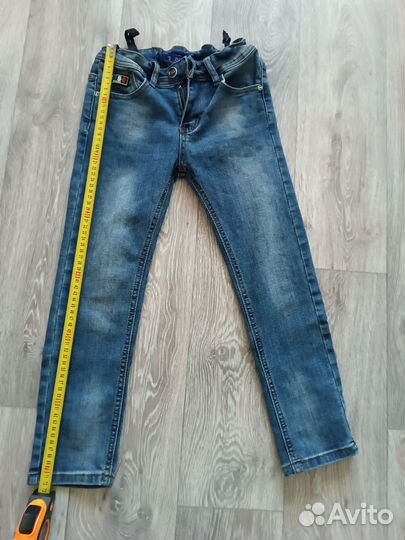 Джинсы на мальчика 128