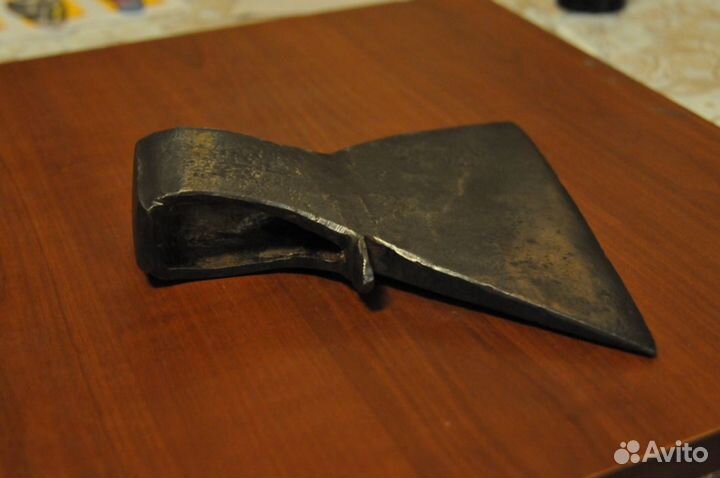 Старинный кованый кузнечная работа топор Редкий