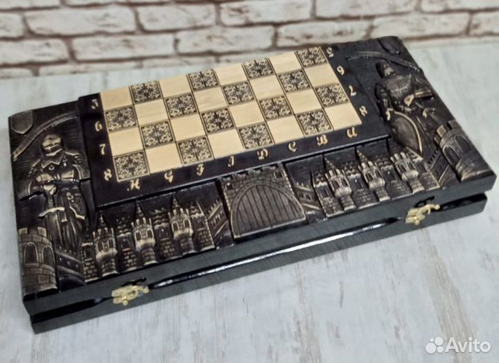 Шахматы нарды шашки 3 в 1