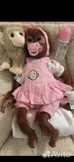 Обезьянка Реборн Новая 52 см