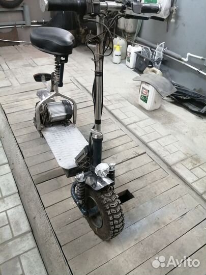 Самокат взрослый электрический бу