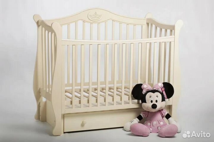 Детская кроватка из Бука универсальный маятник