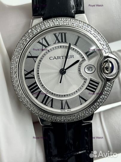 Часы Cartier Вallоn Вleu dе 36 mm Квaрц Kaртье