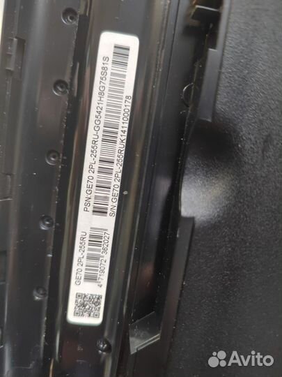 Игровой ноутбук MSI GE70 GTX850, core I5 4210H