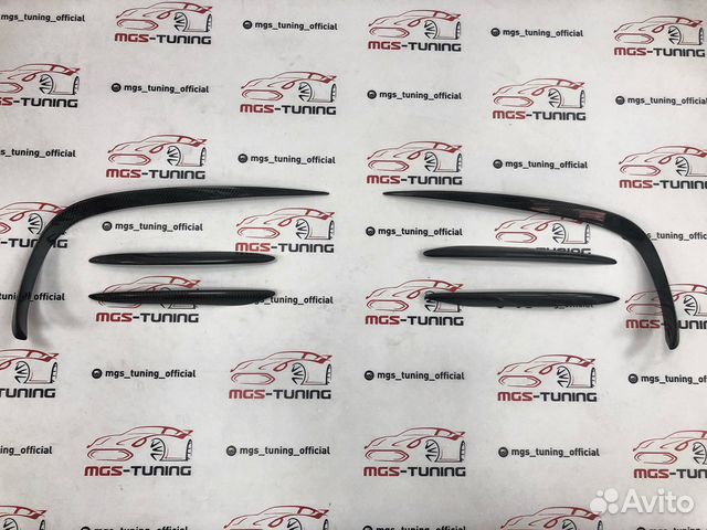 Карбоновые вставки в AMG бампер Mercedes w213