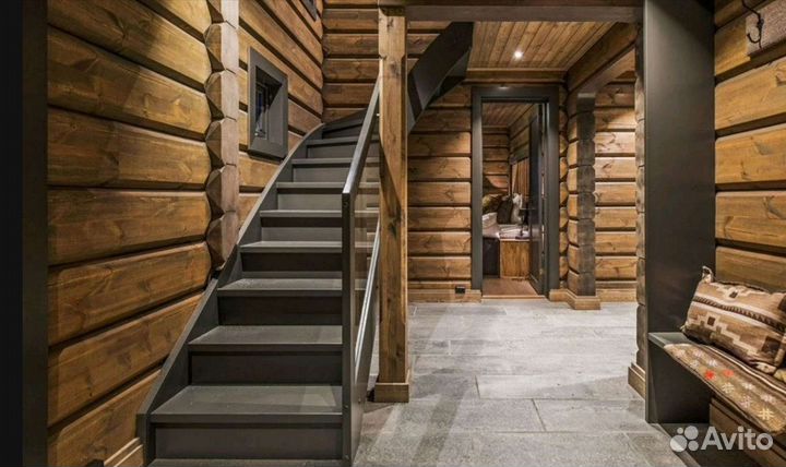 Лестница из металла