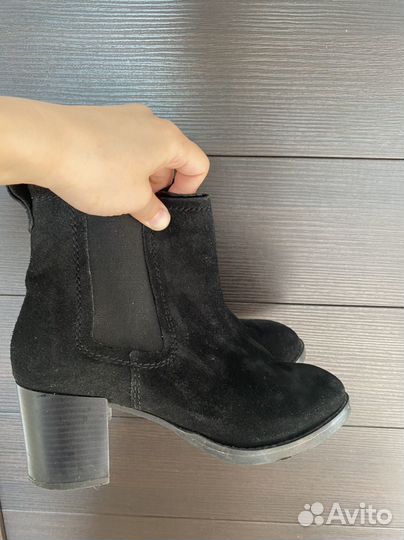 Ботильоны/полусапоги hm натуральная замша 37