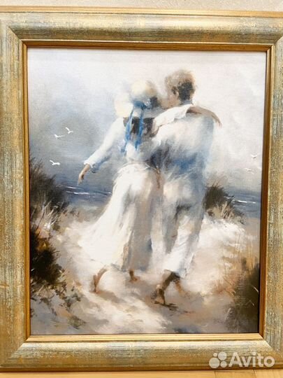 Картина масло на двп