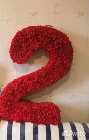 Цифра 2 на день рождения