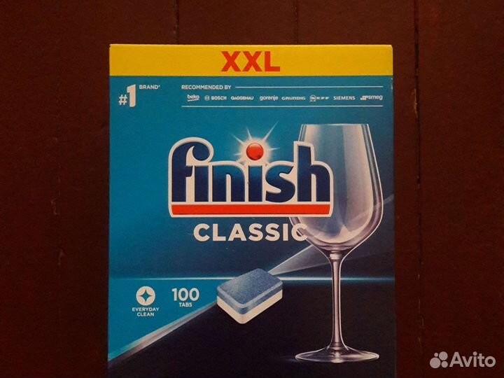 Таблетки для посудомоечных машин finish power