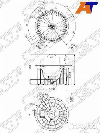 Мотор отопителя салона nissan note E11 05, nissan