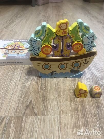 Деревянная игрушка балансир Ковчег