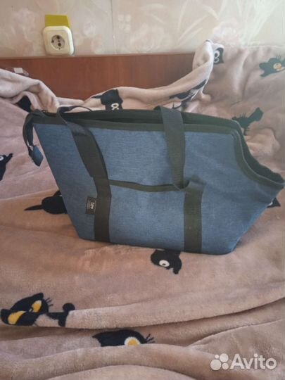 Сумка переноска для собак, лежанка