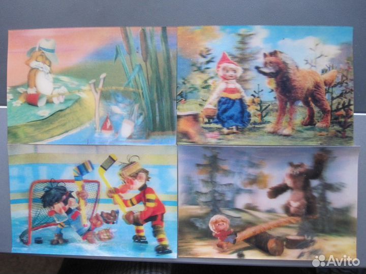 Объемные календарики 1987-1989