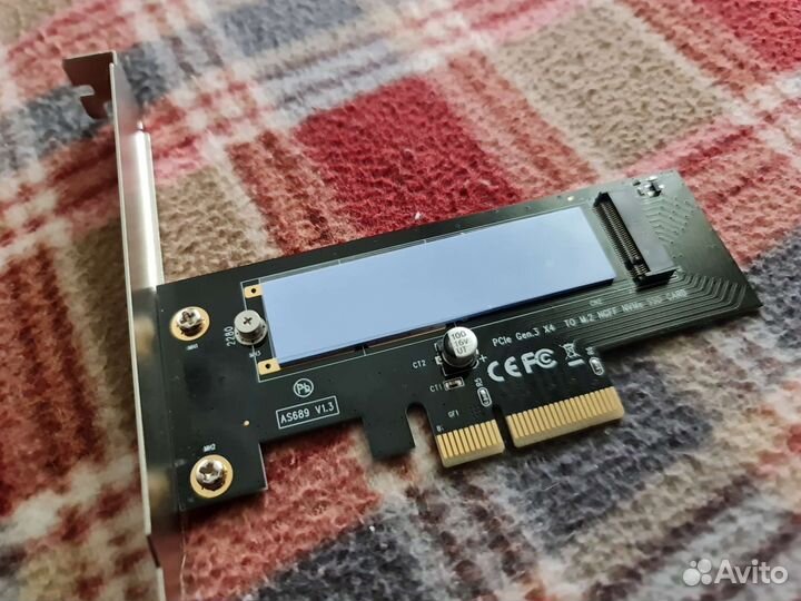 Адаптер / переходник M.2 - PCIe x4, x16 GEN3 NVMe