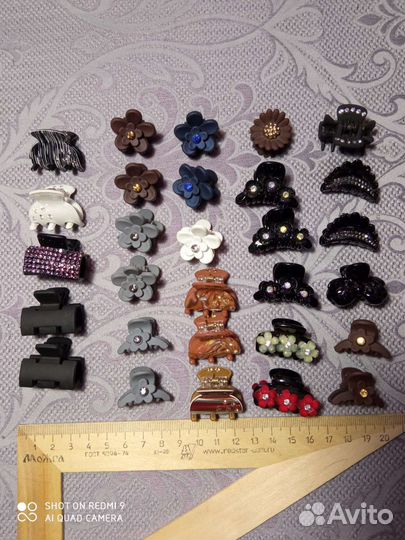 Заколки для волос, крабы, невидимки, шпильки