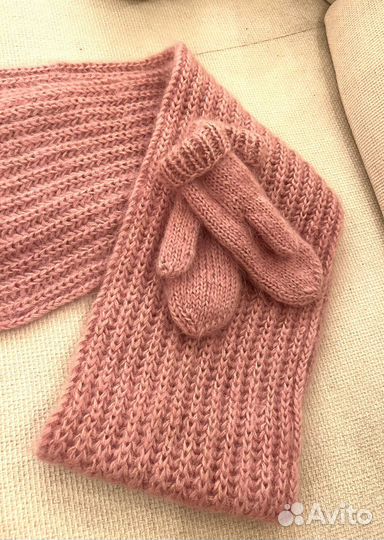 Комплект шапка и шарф