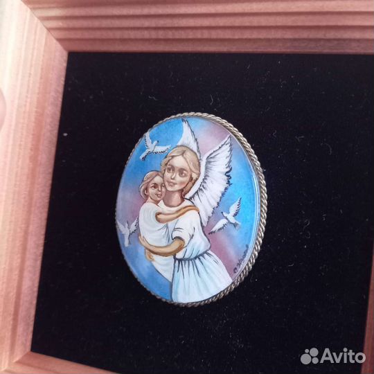 Миниатюра роспись маслом