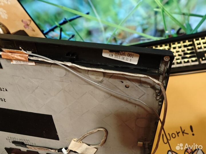 Крышка дисплея(Hardtop) Lenovo Thinkpad x230 с каб