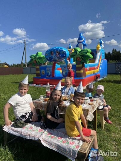 Пенная вечеринка, аниматор, надувной батут