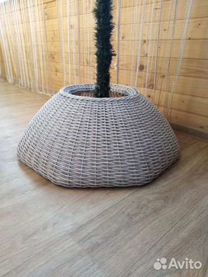 Корзина юбка для ёлки для любой крестовины