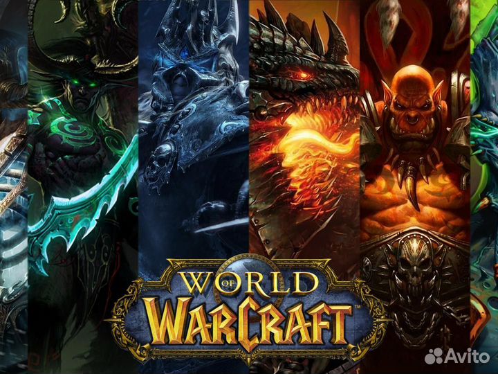 World of Warcraft Тайм карта WoW игровое время RU