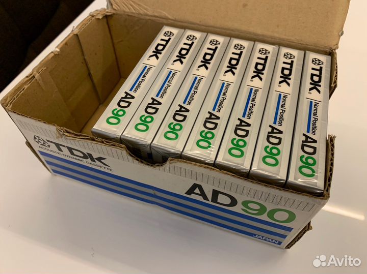 Аудиокассеты TDK AD90 1982 год
