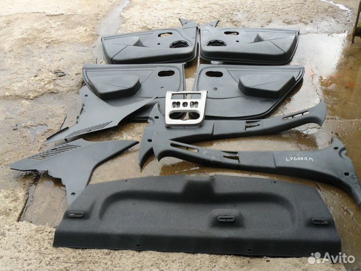 Пластик салона для Renault Logan 1