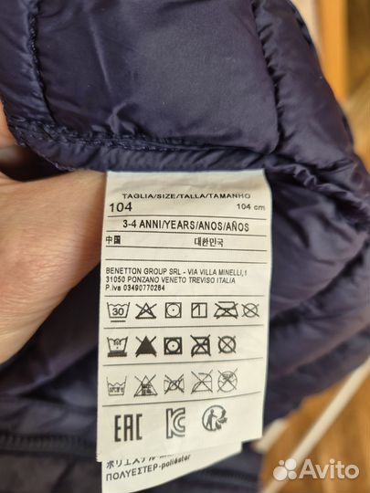 Жилетка на мальчика Benetton, рост 104