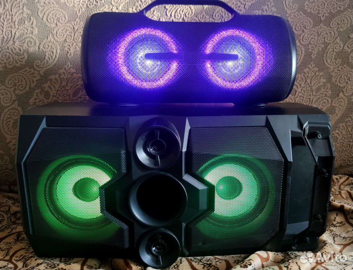 Портативная акустика Sven PS-650 и SoundStorm 60w