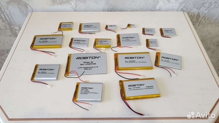 Аккумуляторы Li-pol Robiton 3.7в с защитой