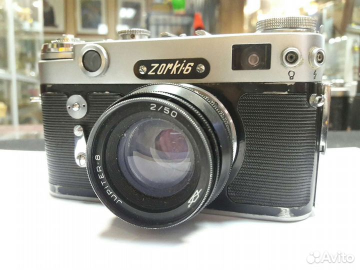 Плёночный фотоаппарат Zorki-6 объектив Jupiter-8 2
