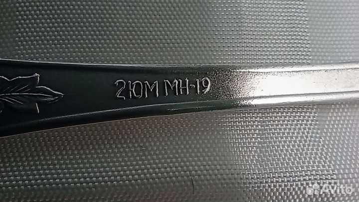 Ложки чайные столовые клеймо мстера мнц мн-19 СССР