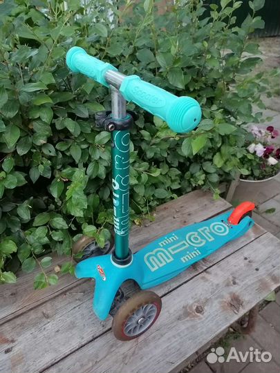 Самокат mini micro deluxe aqua