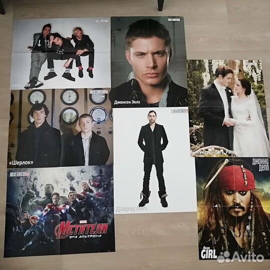 Плакаты постеры много разных