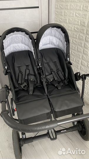 Коляска для двойни mikado