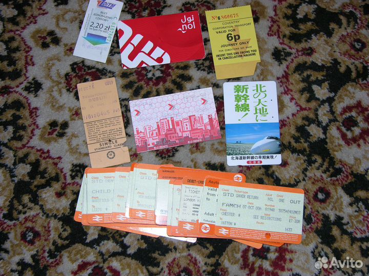 Транспортные билеты из Великобритании