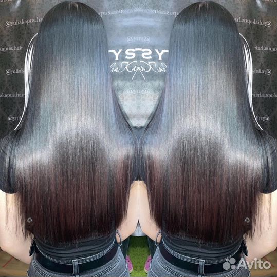 Кератиновое выпрямление волос обучение