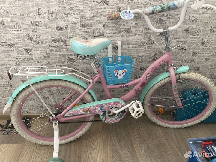 Детский велосипед для девочки 6-9 лет