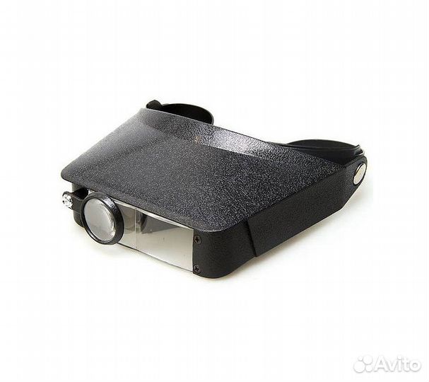 Лупа налобная Veber L-23-1, 1,8x-4,8x, 44x29 мм