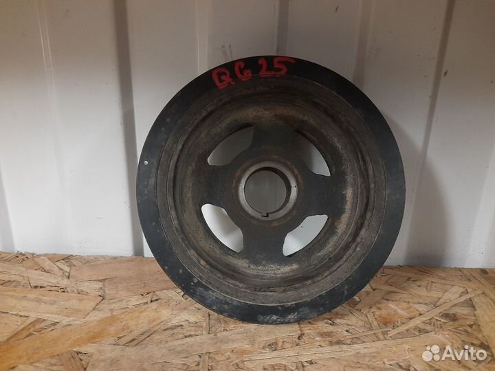 Nissan cefiro a33 шкив коленвала QG25