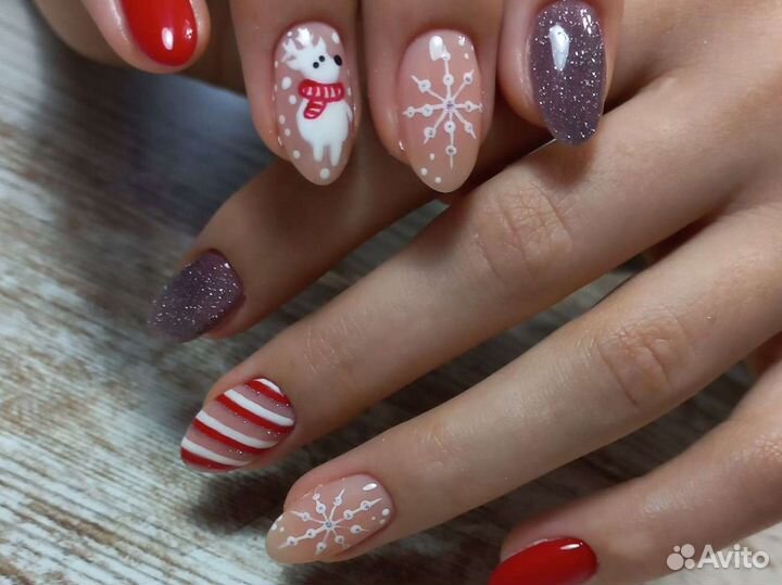 Маникюр, наращивание, педикюр. Выезд на дом