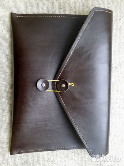 Чехол, конверт, сумка, кожаная для ноутбка
